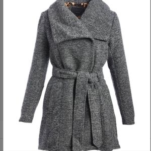Steve Madden melange wrap coat